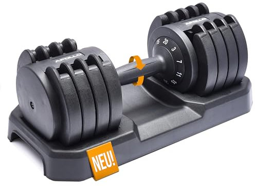 Apollo verstellbare Hanteln, Kurzhantel Set für den Sport Zuhause, variable Gewichte für Frauen & Männer, Dumbbell Training, Sporthantel, Hantel mit Schnellverschluss, Weights Set, Systemhanteln