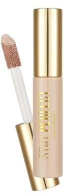 Flormar Stay Perfect Concealer - Flüssig-Concealer mit Jumbo-Applikator – Hohe Deckkraft & cremige Textur gegen Augenringe, Rötungen & Unreinheiten – 7 Light Beige