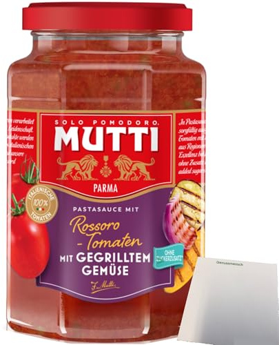 Mutti Pasta Sauce mit gegrilltem Gemüse (400g Glas) + usy Block