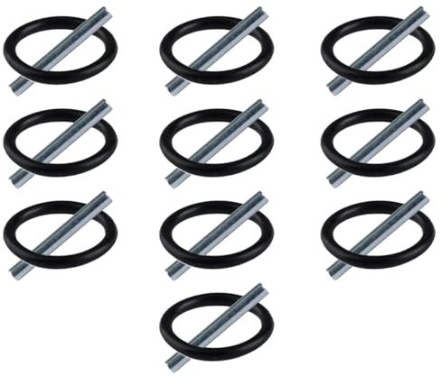 GroveEss 20 PCS Replacement Pin and O-Ring,Washer Seal Assortment Set,4 mm Impact Ring and 3x25mm Stainless Steel Socket Pins for 1/2 Impact Socket Scaffolders Impact Wrench