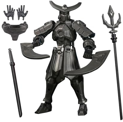 Flexibla figurdekorationer | Figurer, flexibla monteringsfigurer Lyckliga multi-ledade actionfigurer för modellbyggare