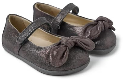 GIOSEPPO Barefoot,Modelo Inkster Bailarinas de Piel para niña .Cierre Ajustable .Respetando el Crecimiento Natural del pie .Piso Flexible y torsionable .Drop Cero .Plantilla extraíble