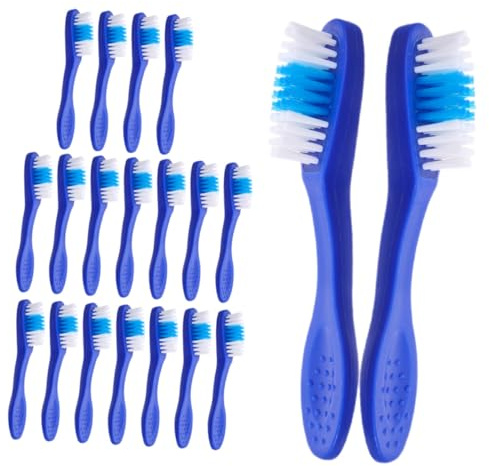 DOITOOL 20 Kleiner Zahnbürsten Kurzgriff Weich Borsten Gefängniszahnbürsten Selbstverletzungsschutz Kompakt Tragbar Mundreinigungsbürste Für Justizvollzugsanstalten