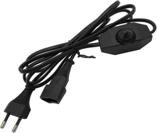 Wafuesh roterande dimmer - kontinuerlig kontroll för dimbara LED-lampor 1–60 W - tyst enhet på sladden 220 V/230 V - idealisk lösning för belysning i hemmet