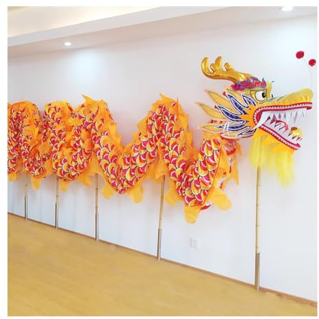 Dragon Dance Jongleringsset för utomhuslaguppträdande, perfekt för nyår gatufestivaler och fitnessaktiviteter