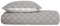 Schiesser Bettwäscheset Mabel | Renforcé | 100% Baumwolle aus nachhaltiger Produktion | 135x200cm + 80x80cm | Grau