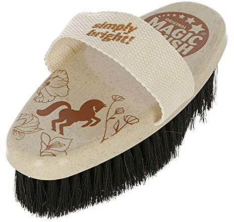 Magic Brush Brosse brillante en crin de cheval 14 x 7 cm