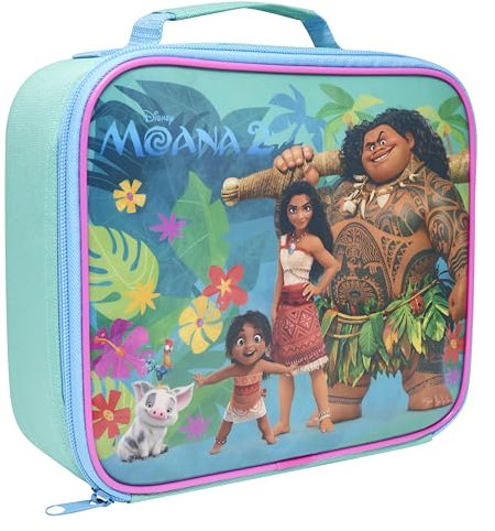 Disney Moana 2 Insulated Kids Lunch Bag for Girls by Polar Gear - Back to School Supplies Gifts