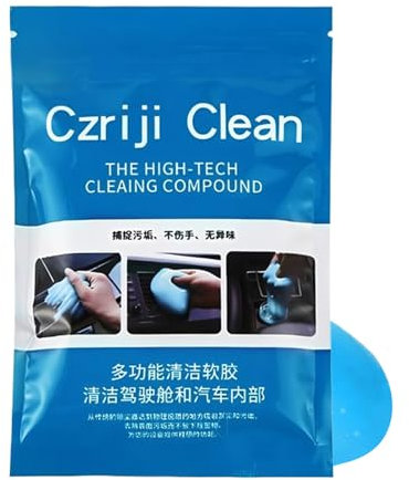 Celuicion Gel Detergente Per Auto - Pulitore Interni Veicoli Efficace,Gel Morbido Puliscipolvere Deformabile Riutilizzabile Attrezzo Adesivo per Cruscotto Autoveicoli Griglie Ventilazione Tastiere