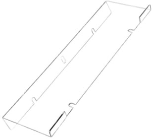 Kisangel Soporte Acrílico Ergonómico para Teclado Inclinado Elevador Portátil para Ordenador de Mesa Accesorio Práctico para Oficina