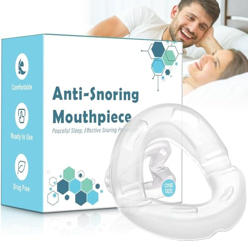 Anti Snoring Mouthpiece,180 Open Front Design, Effective Stop Snoring Snoring Mouthpiece