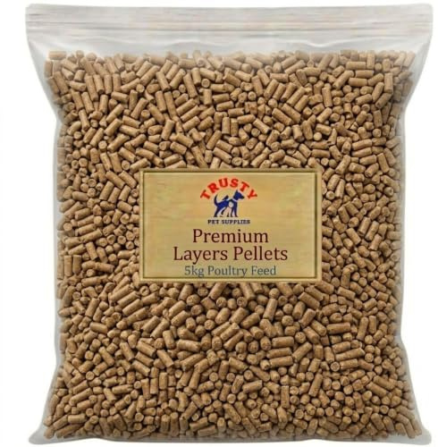 Layers Pellets Chicken Feed 5kg | Complete Chicken Food for Laying Hens | High Protein & Calcium Chicken Layers Pellets | Trusty Pet Supplies