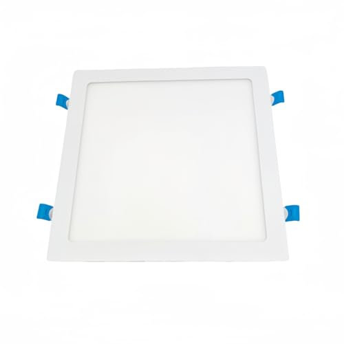 ONSSI Pannello LED da Soffitto 24W 2400lm,Quadrato 295x295mm,Pannello LED Bianco da Incasso Super Sottile (CCT Dimmerabile in Bianco-Neutro-Caldo) Lampada da Soffitto con Cornice Bianca