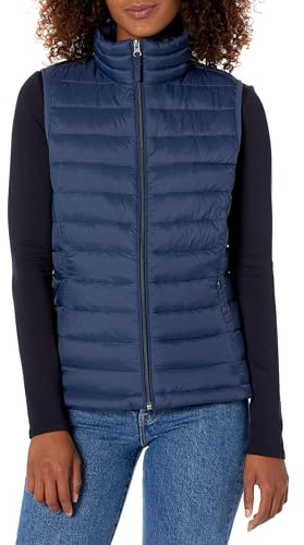 Amazon Essentials Mujer Chaleco Plumífero Plegable y Ligero, Resistente a la Lluvia