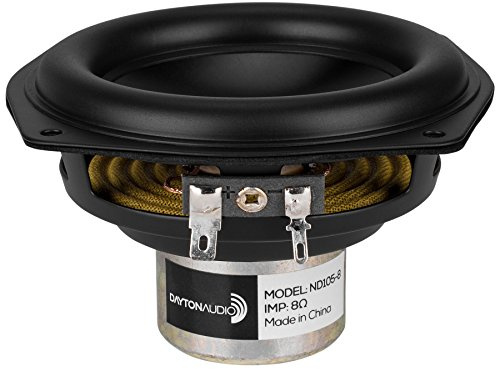 DAYTONAUDIO ND105-8 4 Aluminum Cone Midbass Driver 8 Ohm