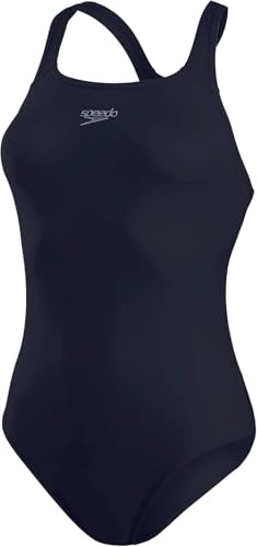 Speedo Mujer Eco Endurance+ Medalist | Athletic Fit | Clasic Design| Recycled Fabric | Chlorine Resistant | Extra Flexibility, True Navy, 46