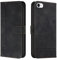 Trugox Handyhülle für Apple iPhone SE 2022 5G/iPhone SE 2020/iPhone 8/iPhone 7 Hülle Klappbar Klapphülle mit Kartenfach Handytasche Schutzhülle Tasche Leder Wallet Flip Case Cover - Schwarz