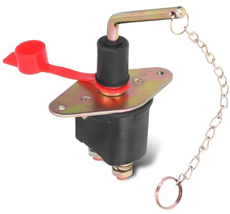Interruptor aislante para batería de coche, interruptor universal de 12-24V 300A para interruptor de metal Kill, caza, baterías de camiones y módulos divisores