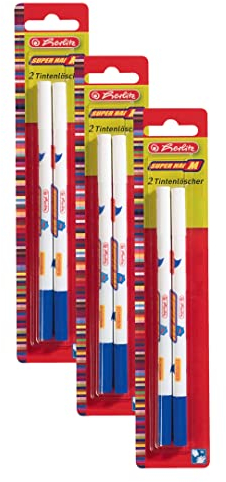 Herlitz Tintenlöscher Superhai, Strichstärke: 1 mm 6er Pack
