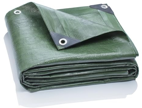 GardenMate Telone di protezione per barche, 5 x 6 m, 120 g/m², colore: verde
