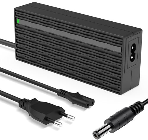 Honszex Chargeur Trotinette Electrique, Chargeur 42V 2A pour Trottinette électrique, Velo Electrique, Draisienne Electrique Adulte, Chargeur Universel à Batterie au Lithium 36V, DC5.5 * 2.5/2.1mm