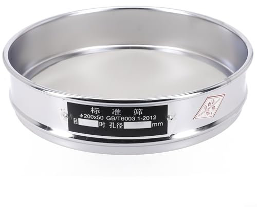 Colador de medicina tradicional china, 20 cm de diámetro, marco cromado, malla 4 600 (malla 300)