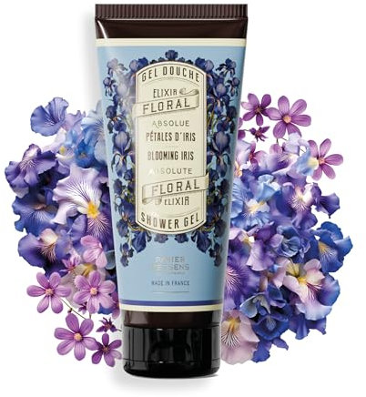 Panier des Sens – Gel Douche Naturel Pétales d’Iris - Gel Douche Hydratant – à Huile d'Olive - 95% d'Ingrédients Naturels - Fabriqué en France - 200ml