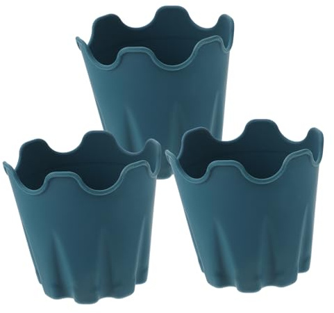 Hemobllo 3pezzi Da in Silicone Contenitore Per Piante Per Piantare Piante Vasi Da Giardinaggio e