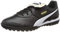 PUMA Unisex King TOP TT Fußballschuhe, Black White, 47 EU