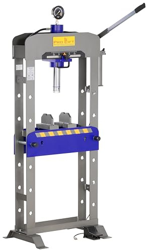 Pro-Lift-Montagetechnik Werkstattpresse 30t Hydraulik-Presse manuell + pneumatisch Industriepresse geschweißte Ausführung Werkstatt Zylinder verschiebbar Pneumatikpresse