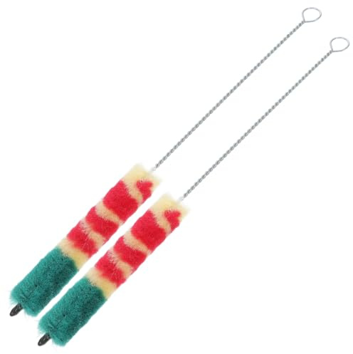 ibasenice Piccolo Cleaning Brush Soft Bristle Lightweight Instrument Cleaner Portable Piccolo Maintenance Tool for Flute and Woodwind Care