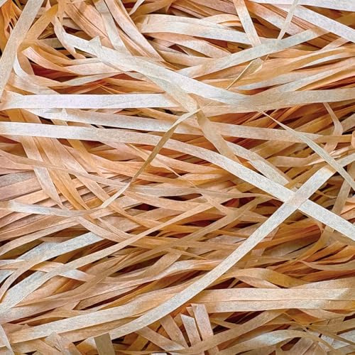 500g Brown Shredded Tissue Paper for Gift Boxes & Hampers | Soft Hamper Filling and Packaging Filler, Shreds Stuffing Paper Suitable Party Baby Shower Graduation Housewarming ect
