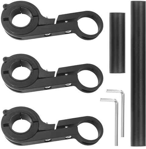 2Pcs Bike Handlebar Extender, 10cm/30cm Bicycle Handlebar Extension