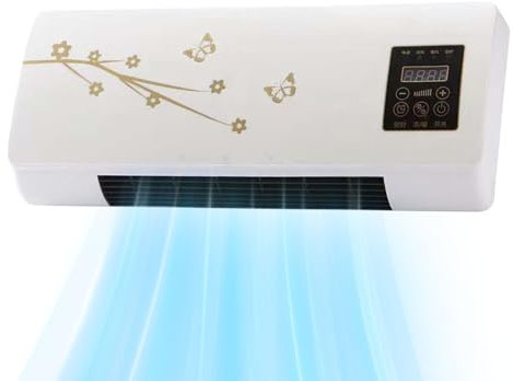 Climatiseur Mobile Sans Unité Extérieure | Climatiseur Mural Sans Évacuation | 1200W Clims Sans Evacuation Avec Télécommande | Appareil Domestique Chauffage D'appoint Pour Chambre, Salon Et Bureau