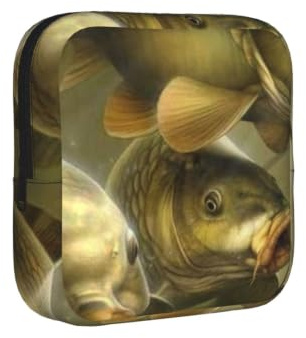 Arte de la Pesca de Carpas,Bolsas para Guardar compresas sanitarias, Bolsas para la menstruación para Mujeres y Adolescentes.