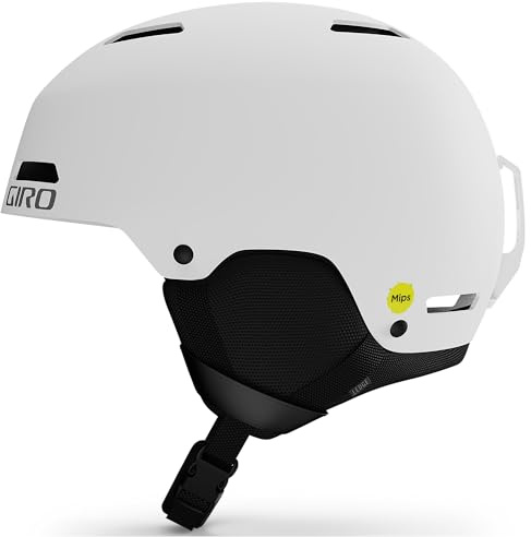 Giro Ledge FS MIPS - Casco de Nieve, Color Blanco Mate, pequeño, 52-55,5 cm