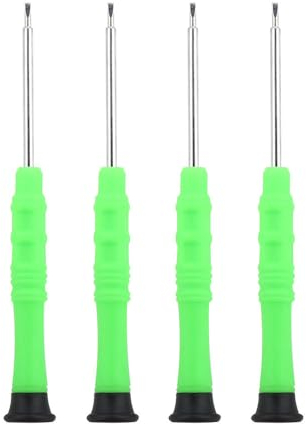 4 destornilladores ranurados de 1,5 mm pequeños destornilladores de cabeza plana para reparación de bricolaje herramienta de mano