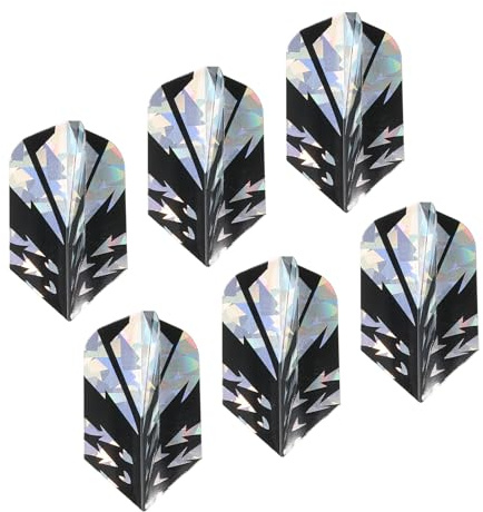 M METERXITY 6 Pack Slim Dart Flights - Arrow Pattern PET Dart Accessories, Apply to Darts Game/Party/Entertainment