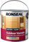 AMK® Crystal Clear Outdoor Exterior Wood Varnish 750ml Satin No Yellowing Lasting Protection Resists Cracking Peeling and Blistering Enhances Natural Colour