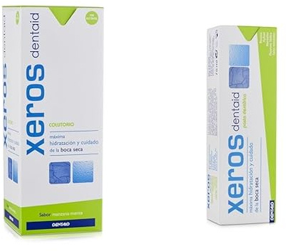 PACK AHORRO Xeros Dentaid incluye Pasta dentifrica 75ml y Colutorio 500ml Máxima hidratación y cuidado de la boca