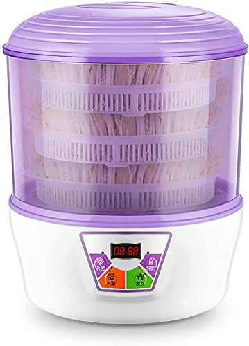 Bean Sprout Machine Automatic Intelligent Germination Machine PTC Temperature Controller 360 Degree Sprinkler 3 Layers Seed Cereal Sprouting