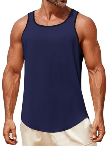 Runcati Men's Sleeveless Gym Tank Top for Fitness, Bodybuilding and Running | Men's sleeveless sports tank top for gym, fitness and running