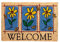 Betz Kokosmatte Fußmatte Fußabstreifer Schmutzfangmatte Welcome Größe 40x60cm