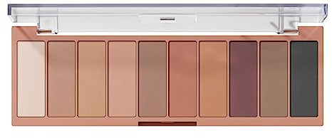 e.l.f. Perfect 10 Eyeshadow Palette, Ten Ultra-pigmented Neutral Shades, Smooth, Creamy & Blendable Formula, Vegan & Cruelty-free, Summer Breeze