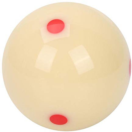 Tihebeyan 5,72 cm Dot Spot Poolball Billard Trainingsball für Kinder und Erwachsene (weiß)