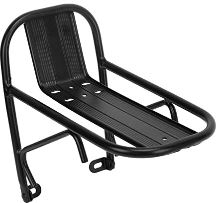 Porte-Bagages Avant, Léger et Résistant en Aluminium, Rack Avant Vélo Montagne pour Cyclistes Route et Aventure Outdoor