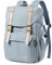 bagsmart Fotorucksack DSLR Kamerarucksack Canvas Diebstahlsicher Wasserabweisend mit Regenschutz 15 Zoll Laptop, Spiegelreflexkamera, Objektive, Zubehör, Stativ (Azur)