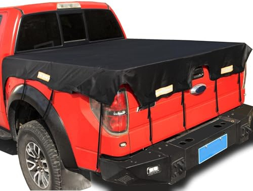 LUYSNDFG Pickup-Truck-Ladeflächenabdeckung für Nissan Navara D40 2005-2015, LKW-Ladefläche Tarp Abdeckung Oxford-Frachtplane für Pickup-Fahrzeuge LKW-Bettabdeckung,B L199*w185