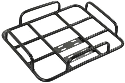 Aramox Scaffale per Scatole per Consegna Cibo, Robusto Tubo in Acciaio, Staffa per Carichi Pesanti con capacità di 80 Kg per Motociclette e Biciclette Elettriche (#1)