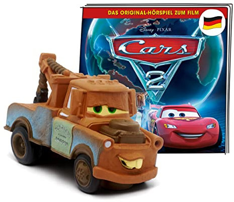 tonies Hörfigur für Toniebox, Disney – Cars 2, Hörspiel zum Film, für Kinder ab 4 Jahren, Spielzeit ca. 60 Minuten